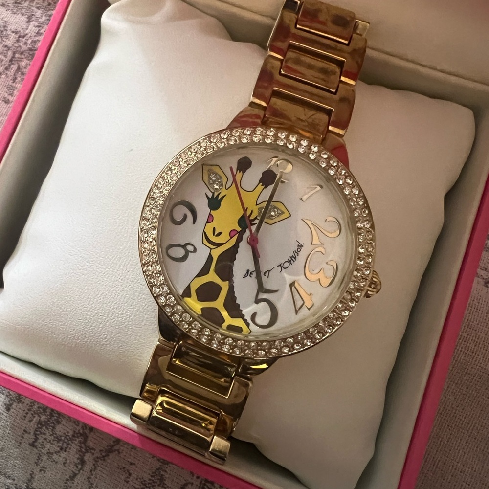 Betsey Johnson Giraffe Watch